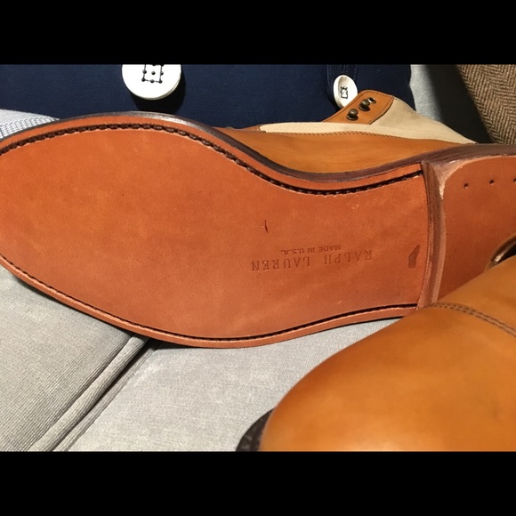 RARE custom Ralph Lauren 11D boots by Allen Edmond - Picture 2 of 8